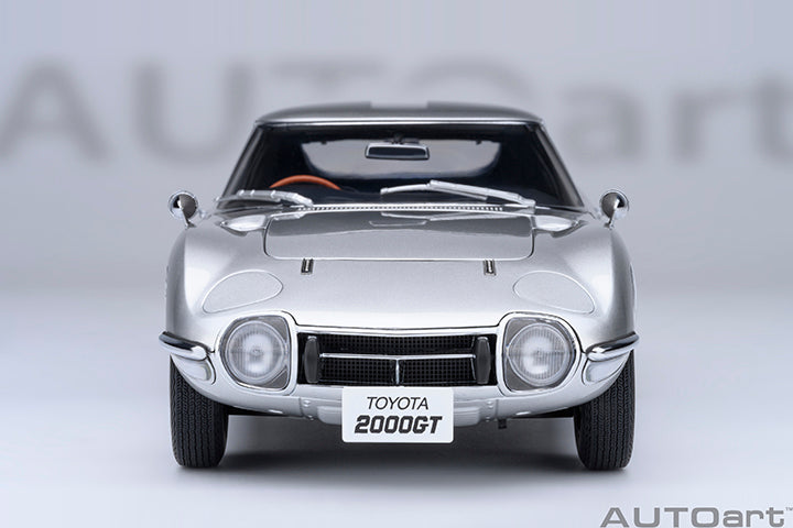 1/18 オートアート AUTOart トヨタ 2000GT シルバー 銀 AUTOart 1967 Toyota 2000GT (Upgraded Version) Silver 1:18 – STM