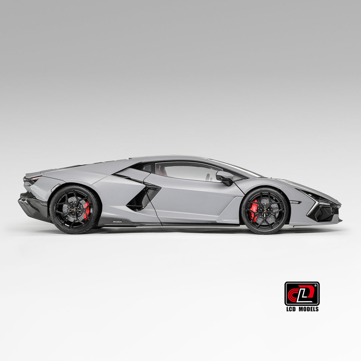 LCD 2024 Lamborghini Revuelto Matte Grey 1:18
