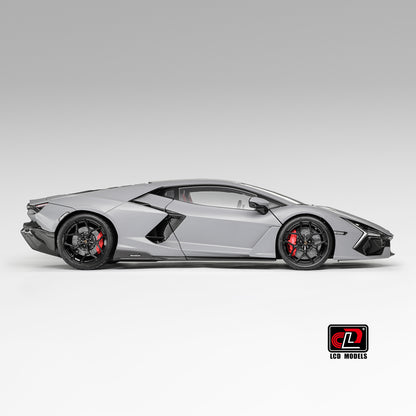 LCD 2024 Lamborghini Revuelto Matte Grey 1:18