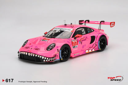 Topspeed Porsche 911 GT3 R (992) #77 Roxy AO Racing 2024 IMSA Road America 1:18