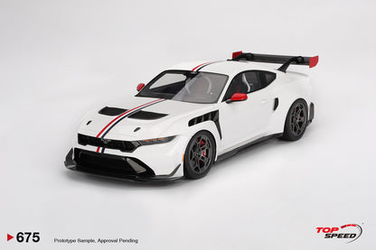 Topspeed 2025 Ford Mustang GTD Spirit of America Performance White 1:18