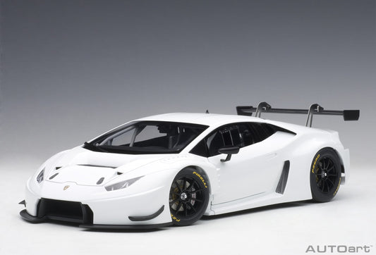 AUTOart Lamborghini Huracan GT3 Plain Body Version Blanco Isis (Solid White) 1:18