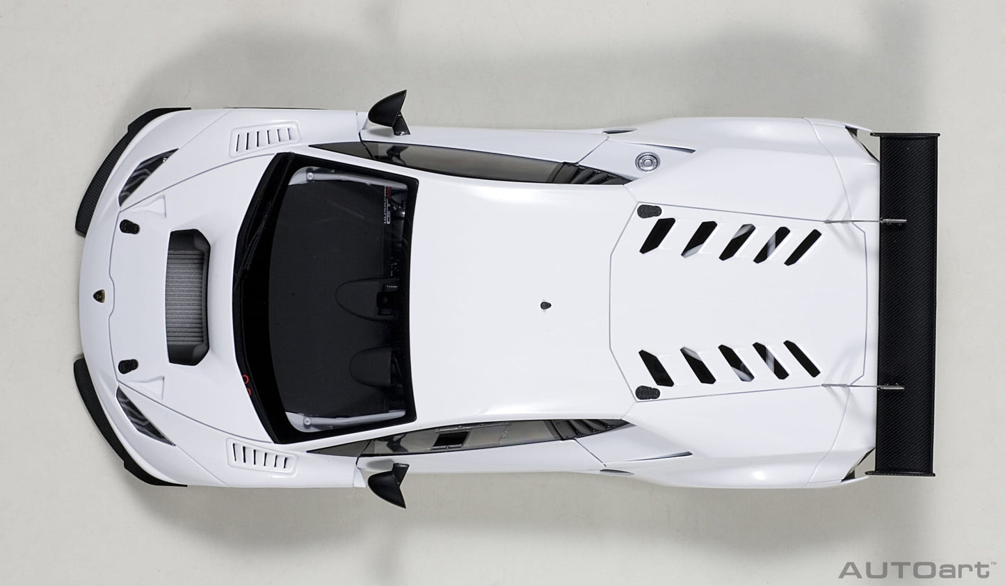 AUTOart Lamborghini Huracan GT3 Plain Body Version Blanco Isis (Solid White) 1:18