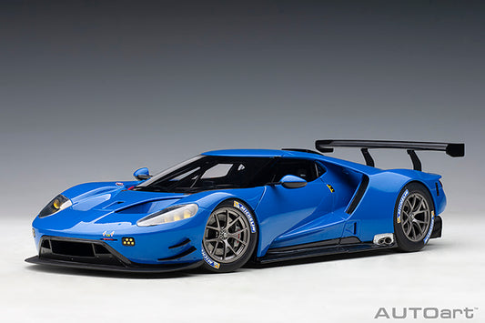 AUTOart 2017 Ford GT Le Mans Plain Color Version Lightning Blue 1:18