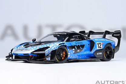 AUTOart Mclaren Senna GTR #12 Presentation Car Blue 1:18