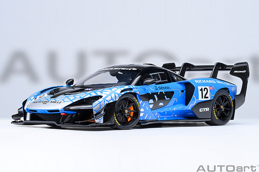 AUTOart Mclaren Senna GTR #12 Presentation Car Blue 1:18
