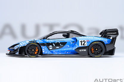 AUTOart Mclaren Senna GTR #12 Presentation Car Blue 1:18