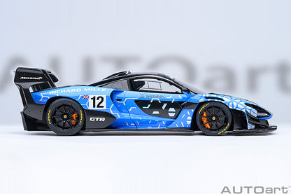 AUTOart Mclaren Senna GTR #12 Presentation Car Blue 1:18