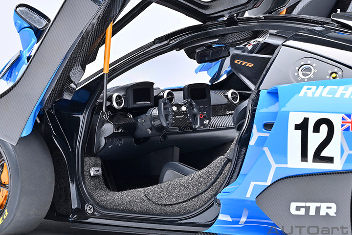 AUTOart Mclaren Senna GTR #12 Presentation Car Blue 1:18