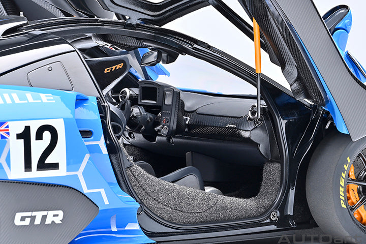 AUTOart Mclaren Senna GTR #12 Presentation Car Blue 1:18