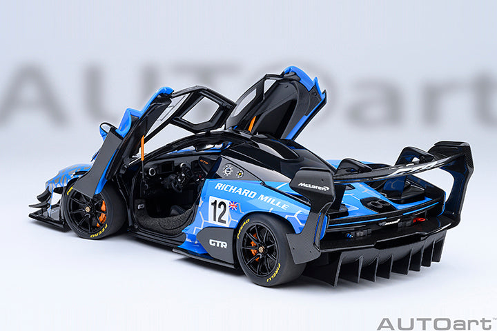 AUTOart Mclaren Senna GTR #12 Presentation Car Blue 1:18