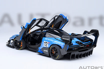 AUTOart Mclaren Senna GTR #12 Presentation Car Blue 1:18