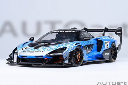 AUTOart Mclaren Senna GTR #12 Presentation Car Blue 1:18