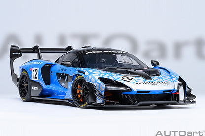 AUTOart Mclaren Senna GTR #12 Presentation Car Blue 1:18