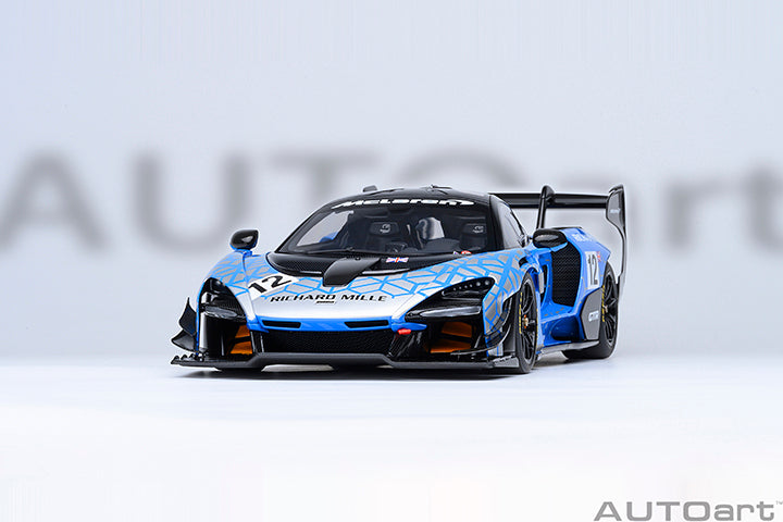 AUTOart Mclaren Senna GTR #12 Presentation Car Blue 1:18