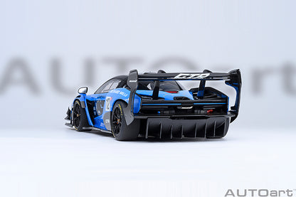 AUTOart Mclaren Senna GTR #12 Presentation Car Blue 1:18