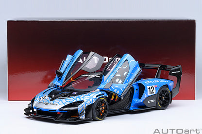 AUTOart Mclaren Senna GTR #12 Presentation Car Blue 1:18