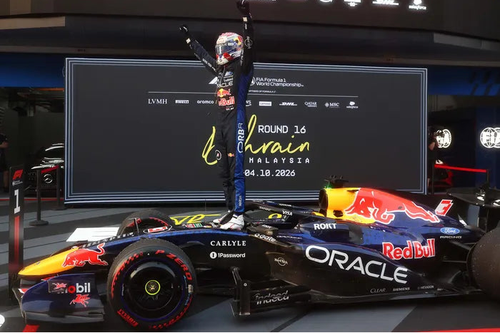 Minichamps F1 RB22 Team Oracle Red Bull Racing #3 Winner Bahrain GP 2026 (Verstappen) 1:18