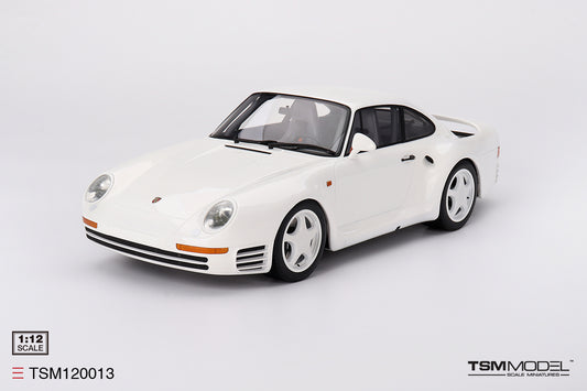 Truescale Miniatures (TSM) Porsche 959 Sport Grand Prix White 1:12