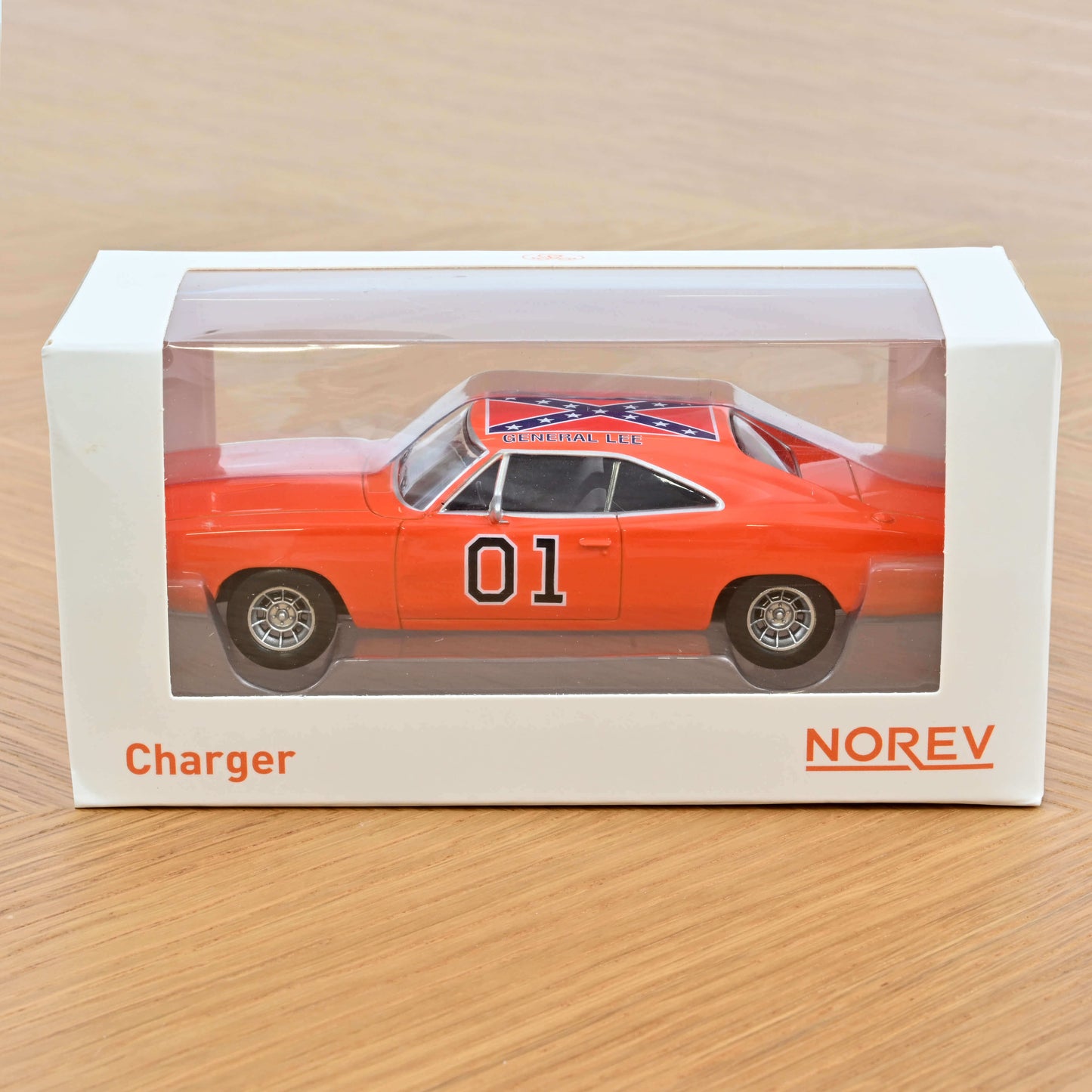 Norev 1969 Dodge Charger General Lee Jet-Car Orange 1:43