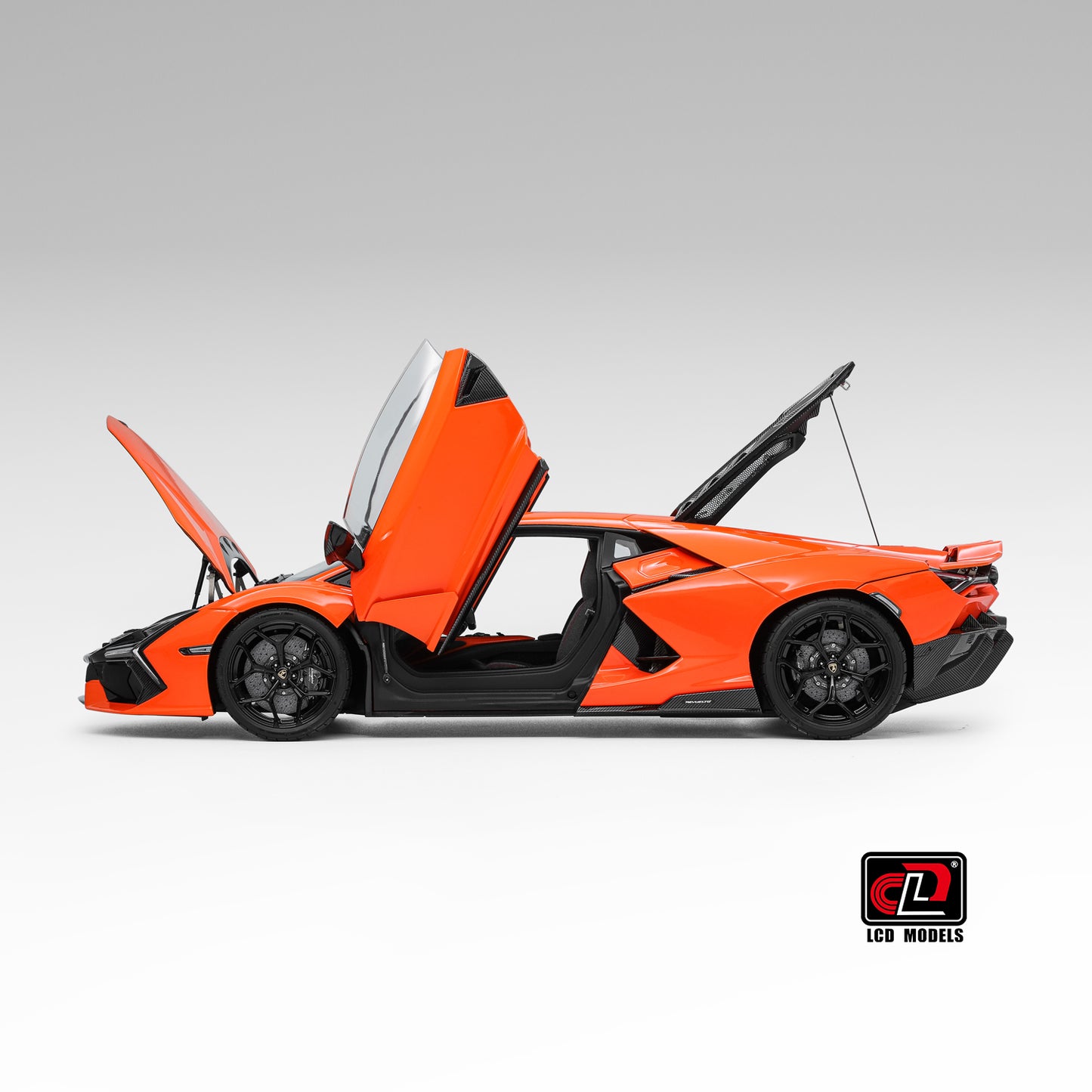LCD 2024 Lamborghini Revuelto Orange 1:18