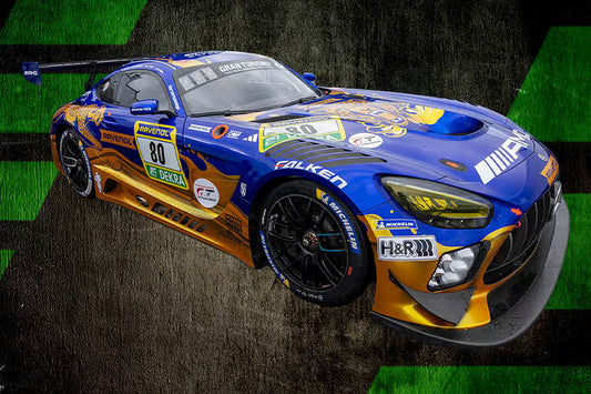 Spark Model Mercedes AMG GT3 EVO #80Team Ravenol Winner 2026 Nurburgring 24Hrs 1:18