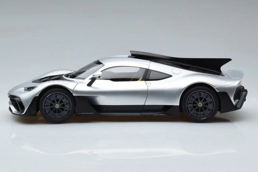 NZG 2022 Mercedes Benz One AMG (C298) Hightech Silver 1:18 DEALER EDITION