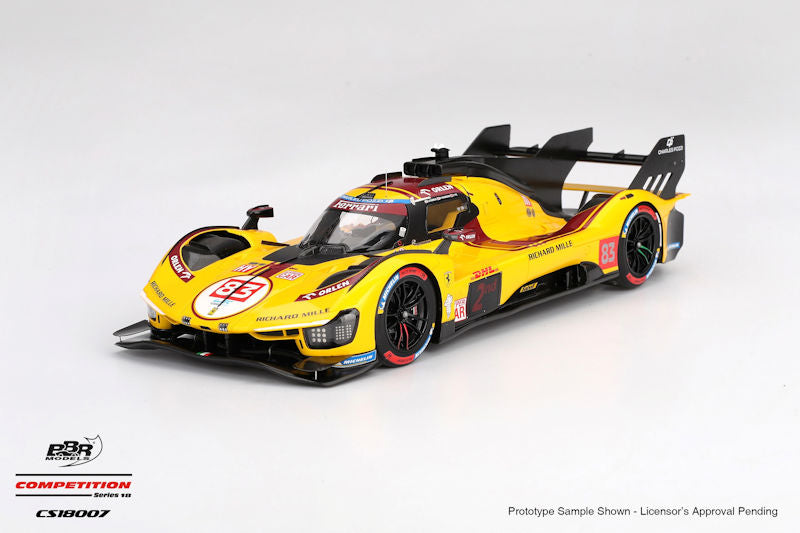 BBR Ferrari 499P #83 Ferrari AF Corse 2025 WEC Qatar 1812km 2nd Place 1:18