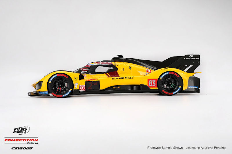 BBR Ferrari 499P #83 Ferrari AF Corse 2025 WEC Qatar 1812km 2nd Place 1:18