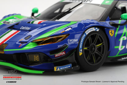 BBR Ferrari 296 GT3 #47 Cetilar Racing 2025 IMSA Daytona 24 Hrs Blue 1:18