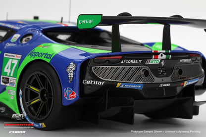 BBR Ferrari 296 GT3 #47 Cetilar Racing 2025 IMSA Daytona 24 Hrs Blue 1:18