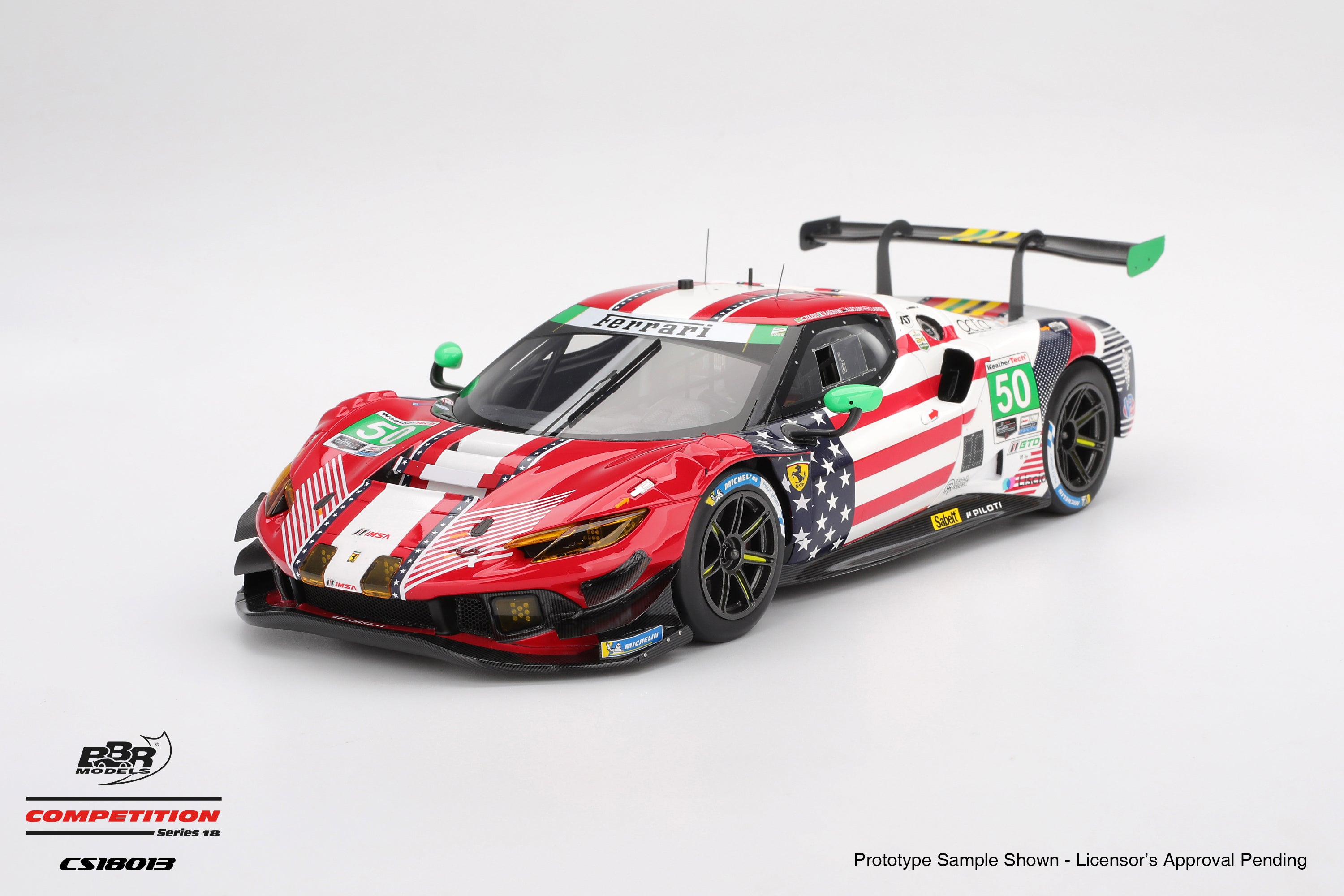 プルメリア BBR Ferrari 296 GT3 #50 AF Corse 2025 IMSA Daytona Rolex 24 Red 1