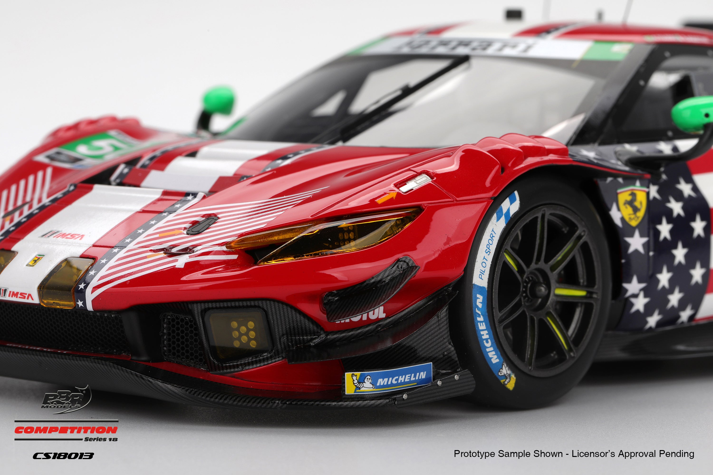 BBR Ferrari 296 GT3 #50 AF Corse 2025 IMSA Daytona Rolex 24 Red 1