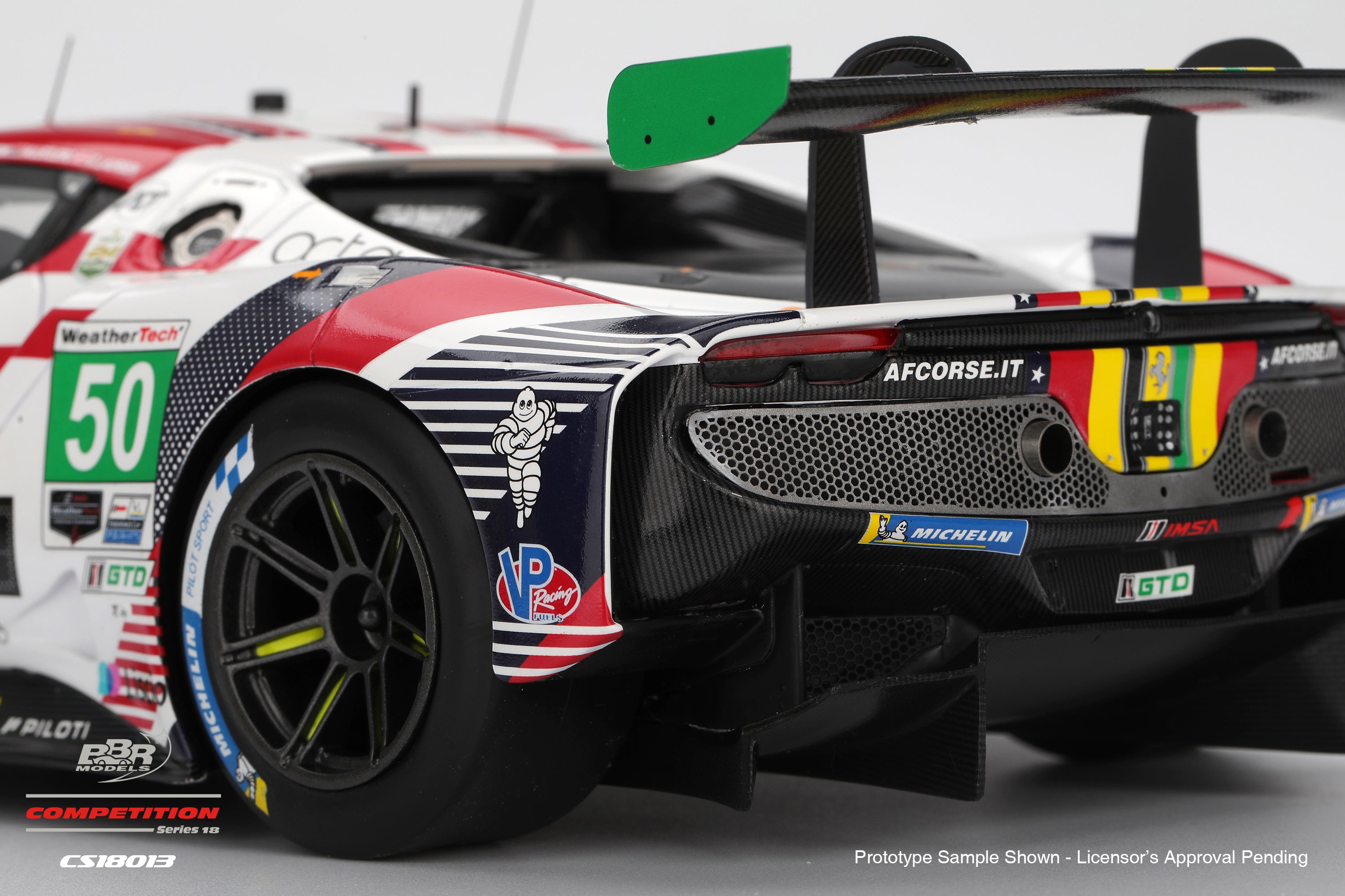 BBR Ferrari 296 GT3 #50 AF Corse 2025 IMSA Daytona Rolex 24 Red 1