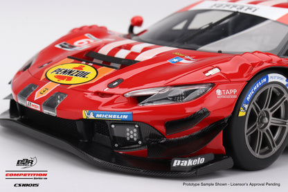 BBR Ferrari 296 GT3 Risi Competizione #62 Winner 2024 IMSA Daytona 24 Hrs Red 1:18