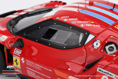 BBR Ferrari 296 GT3 Risi Competizione #62 Winner 2024 IMSA Daytona 24 Hrs Red 1:18