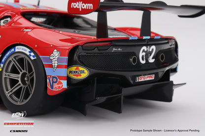 BBR Ferrari 296 GT3 Risi Competizione #62 Winner 2024 IMSA Daytona 24 Hrs Red 1:18