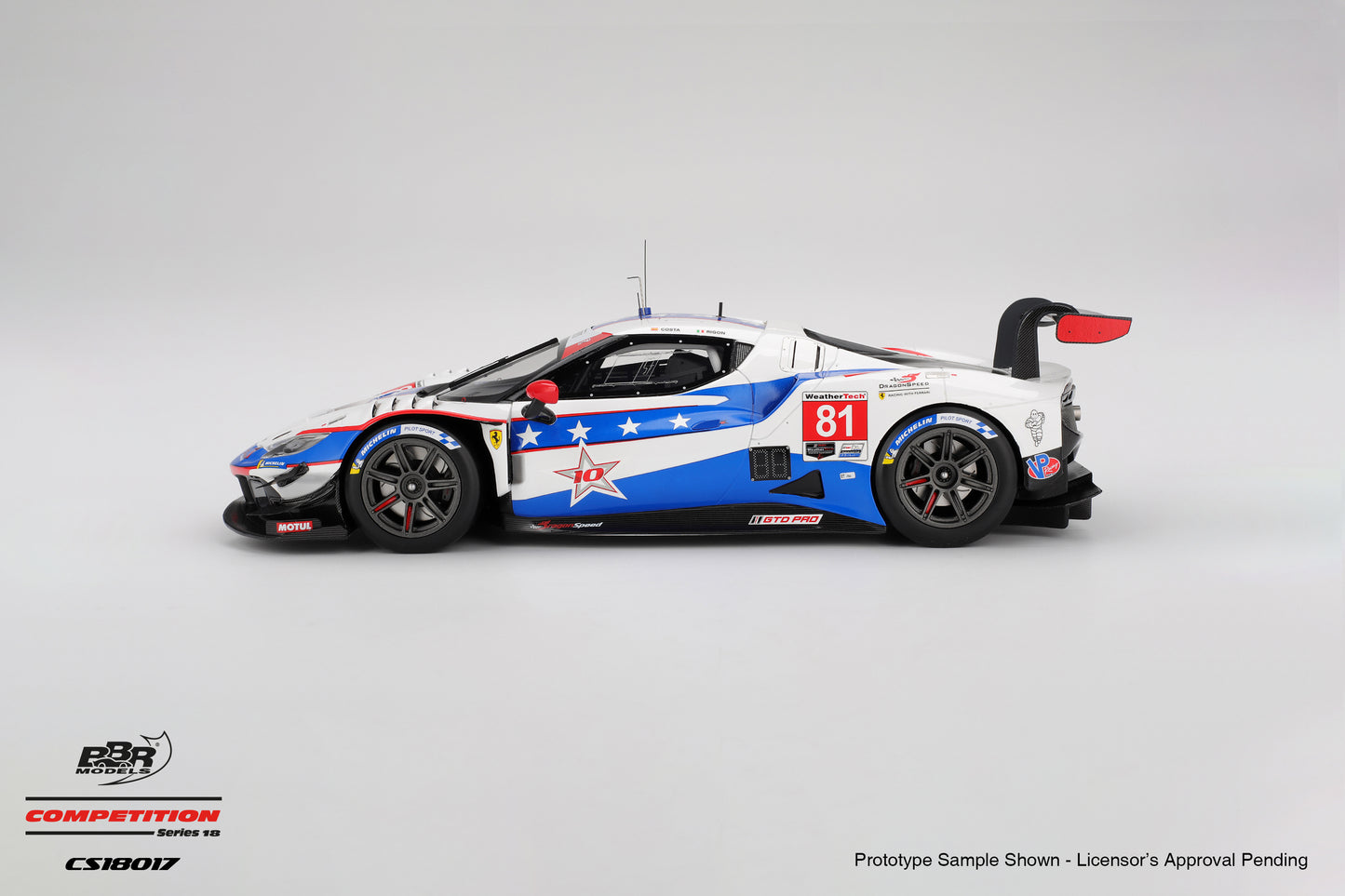 BBR Ferrari 296 GT3 #81 DragonSpeed 4th 2025 IMSA Watkins Glen 6 Hrs 1:18