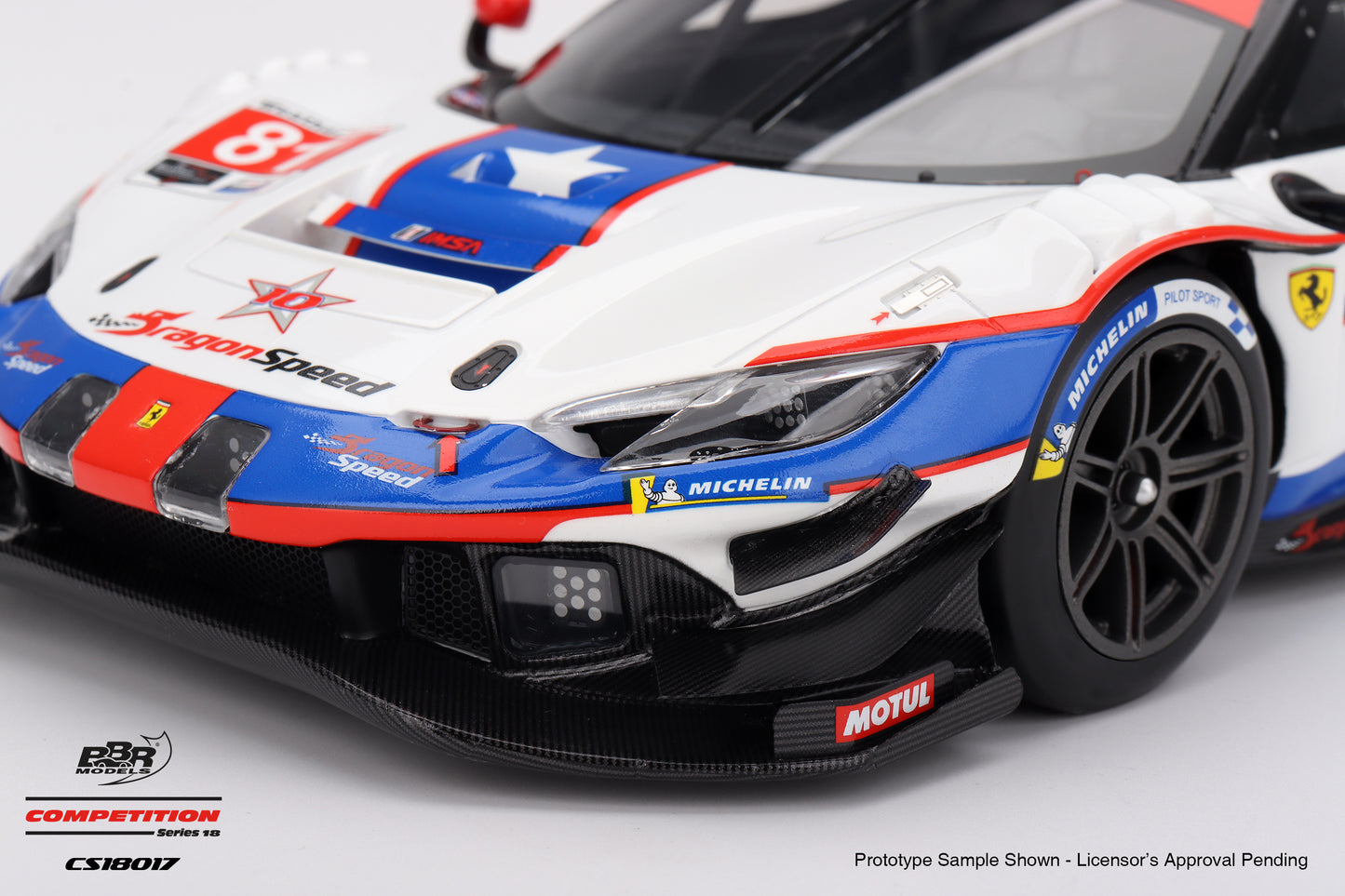 BBR Ferrari 296 GT3 #81 DragonSpeed 4th 2025 IMSA Watkins Glen 6 Hrs 1:18