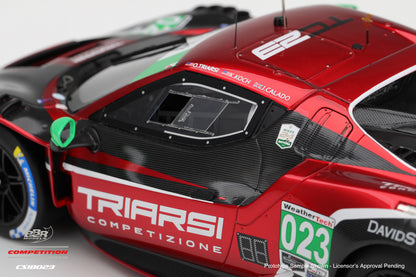 BBR Ferrari 296 GT3 #023 Triarsi Competizione 2025 IMSA Petit Le Mans 1:18