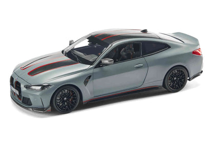 Minichamps 2024 BMW G82 M4 CS Brooklyn Brey Metallic 1:18 DEALER EDITION