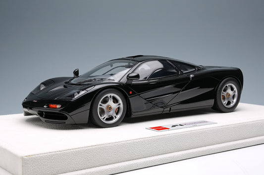 Make Up Co., Ltd / Eidolon 1994 Mclaren F1 Road Car Jet Black Metallic WITH DISPLAY 1:18