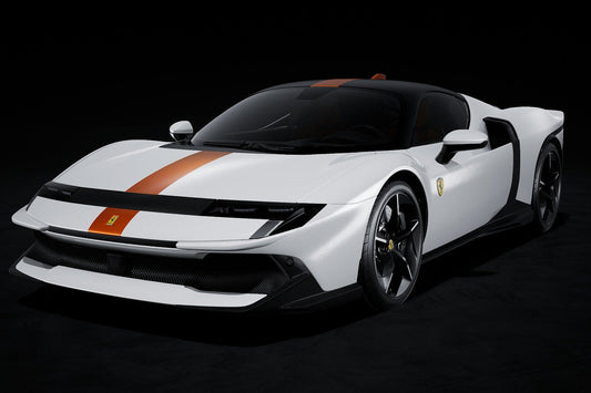 MR-Models 2025 Ferrari 849 Testarossa Bianco Italia (Italian White) 1:18