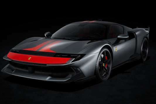 MR-Models 2025 Ferrari 849 Testarossa Grigio GTS Assetto Fiorano 1:18