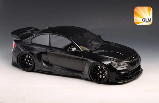 GLM-Models 2015 BMW M235i F22 Darwinpro MTC Black Sails Widebody Black 1:18