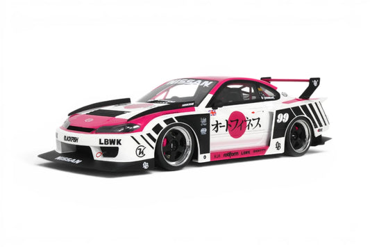 GT Spirit 2025 Nissan Silvia S15 LB Super Silhouette #99 LB Works Pink 1:18