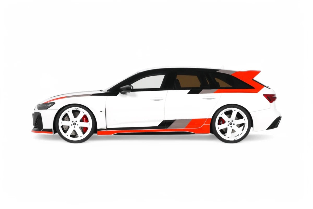 GT Spirit 2024 Audi RS6 Avant GT C8 Arkona White w/ Audisport