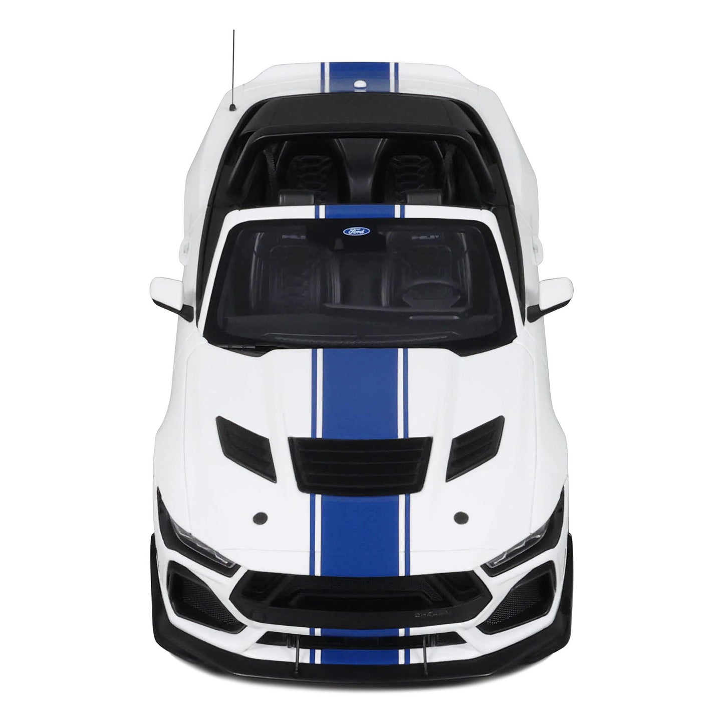 GT Spirit 2025 Ford Shelby Mustang Super Snake Convertible Oxford White 1:18