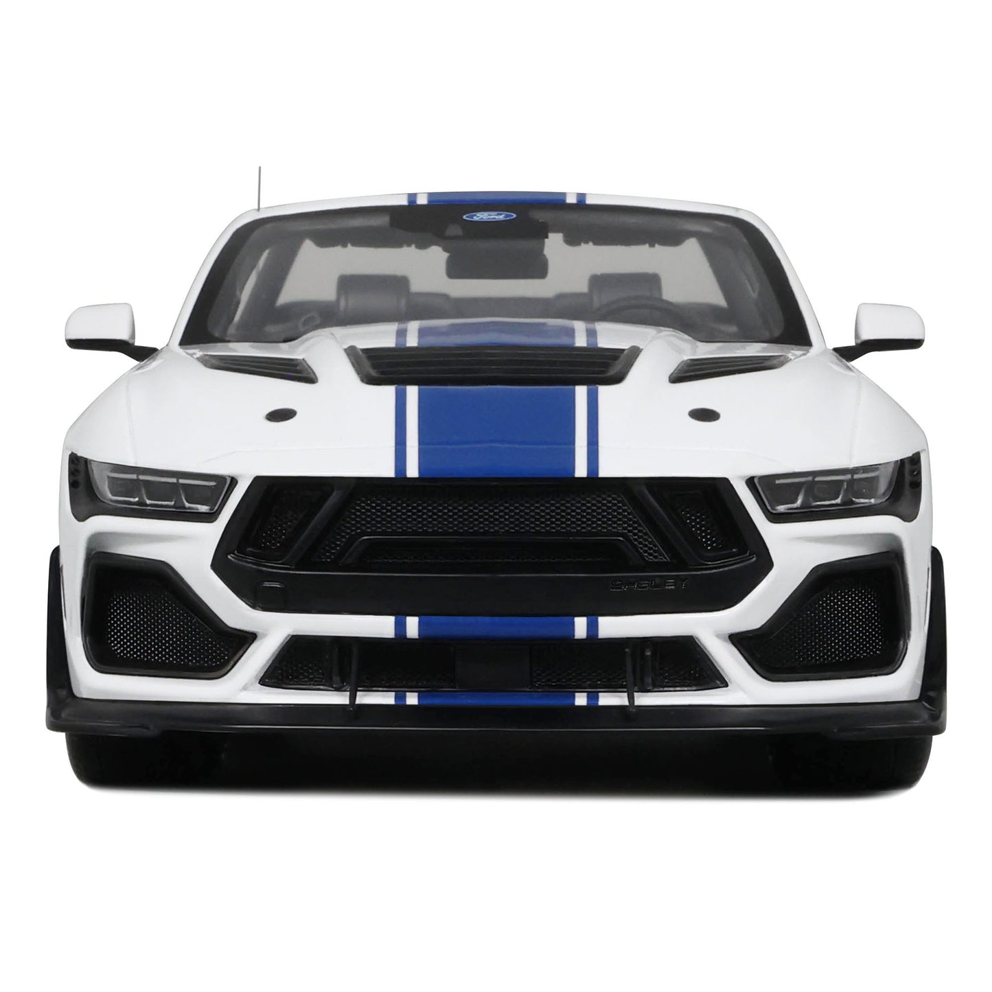 GT Spirit 2025 Ford Shelby Mustang Super Snake Convertible Oxford White 1:18