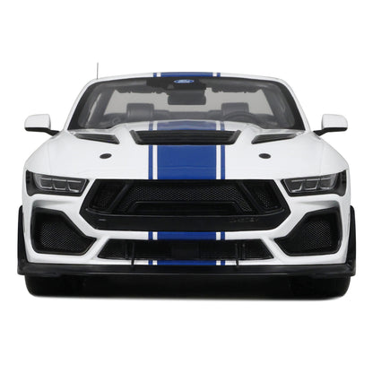 GT Spirit 2025 Ford Shelby Mustang Super Snake Convertible Oxford White 1:18